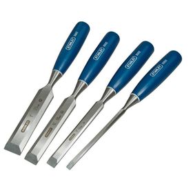 Stanley ST016129 Mavi Renk 4 Parça İskarpela Seti Klasik