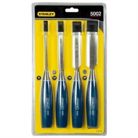 Stanley ST016129 Mavi Renk 4 Parça İskarpela Seti Klasik