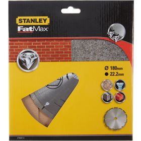 Stanley STA38112 180x22.2 mm Beton-Tuğla Kesme Elmas Bıçağı