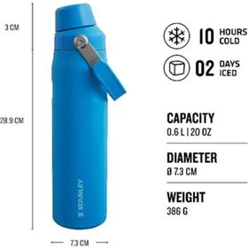 Stanley The Aerolight Iceflow 0.6 lt Azure Soğuk Su Termosu