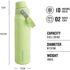Stanley The Aerolight Iceflow 0.6 lt Yeşil Su Şişesi