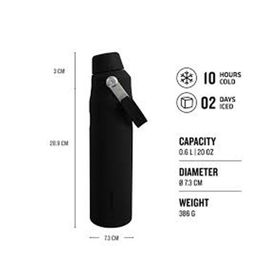 Stanley The Aerolight Iceflow Siyah 600 ml Soğuk Su Termosu