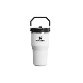 Stanley The IceFlow Flip Straw 2.0 Tumbler 0.6 lt Beyaz Siyah Termos