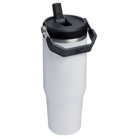 Stanley The IceFlow Flip Straw Beyaz Siyah 0.89 lt Pipetli Termos