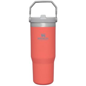 Stanley The IceFlow Flip Straw Pipetli 0.89 lt Açık Mercan Termos Bardak