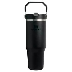 Stanley The IceFlow Flip Straw Siyah 0.89 lt Pipetli Termos