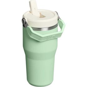 Stanley The Iceflow Flip Straw Tumbler Pistachio 0.60 lt Açık Yeşil Pipetli Termos