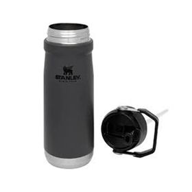 Stanley The Iceflow Flip Straw Water Bottle 0.5 lt Füme Pipetli Termos