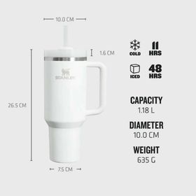 Stanley The Quencher Flowstate Tumbler 1.18 lt Frost Pipetli Bardak Termos