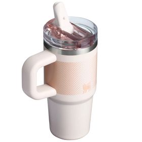 Stanley The Quencher Protour Flip Straw Tumbler 0.41 lt Açık Pembe Fade Sızdırmaz Pipetli Termos