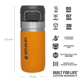 Stanley The Quick Flip 0.47 lt Turuncu Paslanmaz Çelik Soğuk Su Termosu