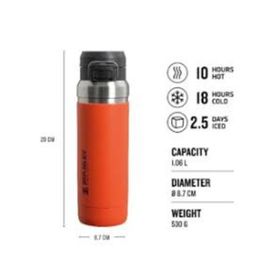 Stanley The Quick Flip Tigerlily 1.06 lt Turuncu Termos