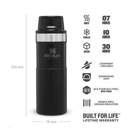 Stanley The Trigger Action 0.47 lt Siyah Termos Bardak