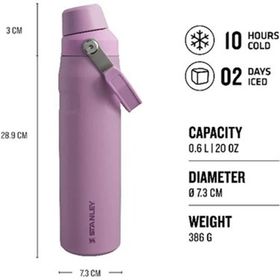 StanleyThe Aerolight IceFlow 0.6 L Lilac Soğuk Su Termosu