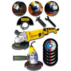 Stanrayf Alman 6800 W Çelik Şanzıman Bakır Sargı Demir Metal Kesme Taşlama Makinesi
