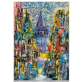 Star 1000 Parça Galata Kulesi Puzzle Altın Varaklı Puzzle