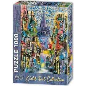 Star 1000 Parça Galata Kulesi Puzzle Altın Varaklı Puzzle