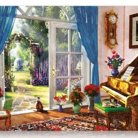 Star 1000 Parça Kapı Arasından Manzara Puzzle