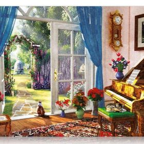 Star 1000 Parça Kapı Arasından Manzara Puzzle