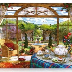 Star 1000 Parça Kış Bahçesi Puzzle