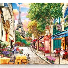Star 1000 Parça Pariste Bir Küçük Sokak Puzzle