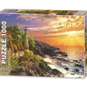 Star 1000 Parça Taş Kulube Puzzle