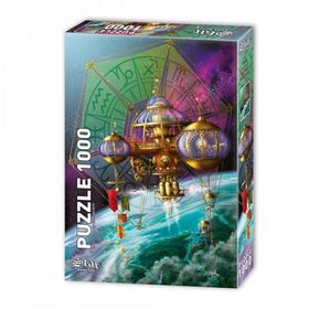 Star 1000 Parça Zodiac Teleskop Puzzle