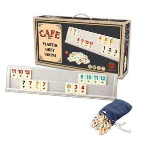 Star 1010358 Cafe Plastik Okey Takımı