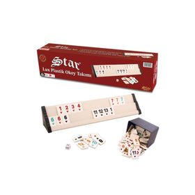 Star 1010518 Lüks Plastik Okey Takımı