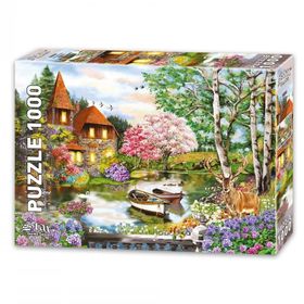 Star 1100349 Göl Evi 1000 Parça Puzzle