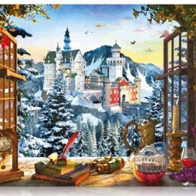 Star 1500 Parça Dağdaki Şato Puzzle