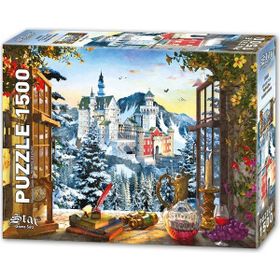 Star 1500 Parça Dağdaki Şato Puzzle