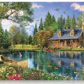 Star 1500 Parça Kristal Göl Puzzle