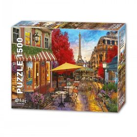Star 1500 Parça Paris'te Akşamüstü Puzzle