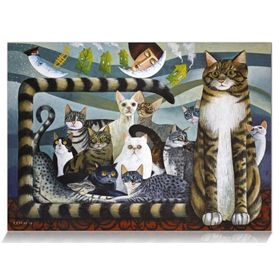 Star 500 Parça Kedi Ailesi Puzzle