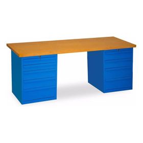 Star Çelik 2130 mm 9 Çekmeceli Dolaplı Çalışma Tezgahı