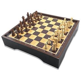 Star Ceviz Çekmeceli Büyük Satranç Takımı