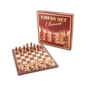 Star Chess Plastik Taşlı Ahşap Satranç Takımı