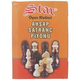 Star No:3 Ahşap Satranç Piyonu