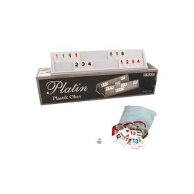 Star Oyun Aletleri 1010211 Platin Plastik Okey Takımı