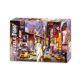 Star Puzzle 1101261 1000 Parça New York Kolajı Puzzle Yapboz
