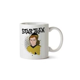 Star Trek Animated Grunge Captain Kirk Baskılı Kupa
