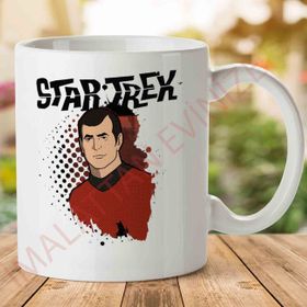 Star Trek Animated Grunge Scotty Baskılı Kupa