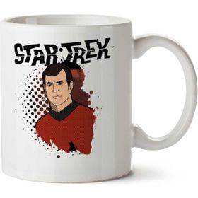 Star Trek Animated Grunge Scotty Baskılı Kupa