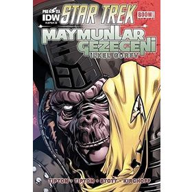 Star Trek Maymunlar Gezegeni - Kapak A - Scott Tipton David Tipton Rachael Stott Charlie Kirchoff