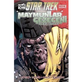 Star Trek Maymunlar Gezegeni - Kapak A - Scott Tipton David Tipton Rachael Stott Charlie Kirchoff