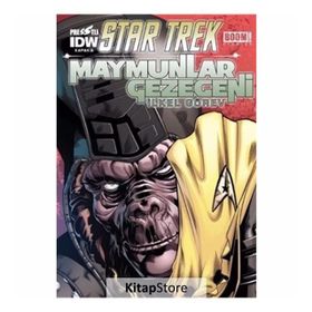 Star Trek Maymunlar Gezegeni - Kapak A - Scott Tipton David Tipton Rachael Stott Charlie Kirchoff