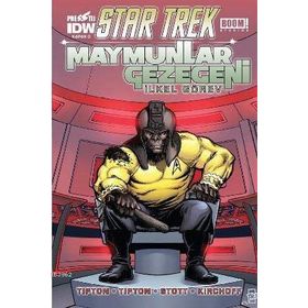 Star Trek Maymunlar Gezegeni - Kapak C - Scott Tipton David Tipton Rachael Stott Charlie Kirchoff