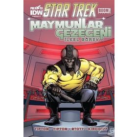 Star Trek Maymunlar Gezegeni - Kapak C - Scott Tipton David Tipton Rachael Stott Charlie Kirchoff