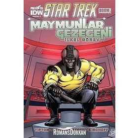 Star Trek Maymunlar Gezegeni - Kapak C - Scott Tipton David Tipton Rachael Stott Charlie Kirchoff